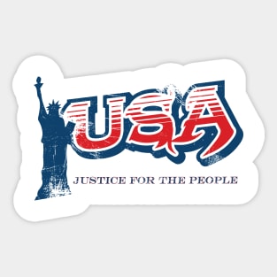 JUSTICE FOR THE PEOPLE Sticker